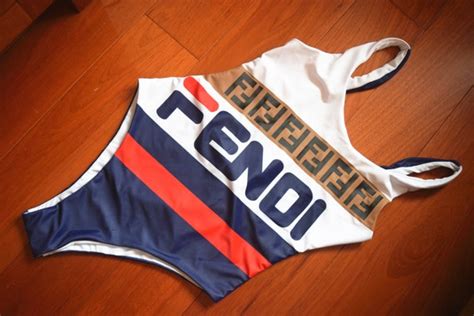 fendi swimsuit etsy.